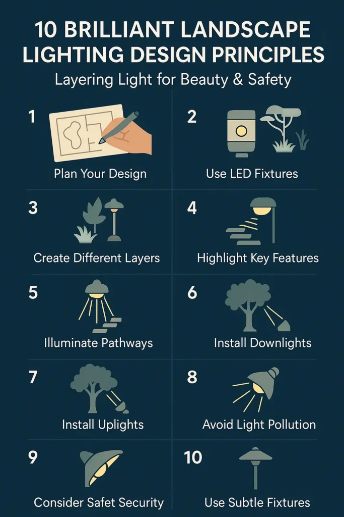 Landscape Lighting Design Principles